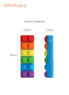 Rainbow Blocks Chew Toys 2-Piece Set for Children with Autism, Boys and Girls with ADHD, Teething, Anxiety, Oral Sensory Motor Aids - pzsku/Z026124C29F1B7F20F3CEZ/45/_/1725089223/3781beb1-77a4-490c-b01e-c12de45a6318