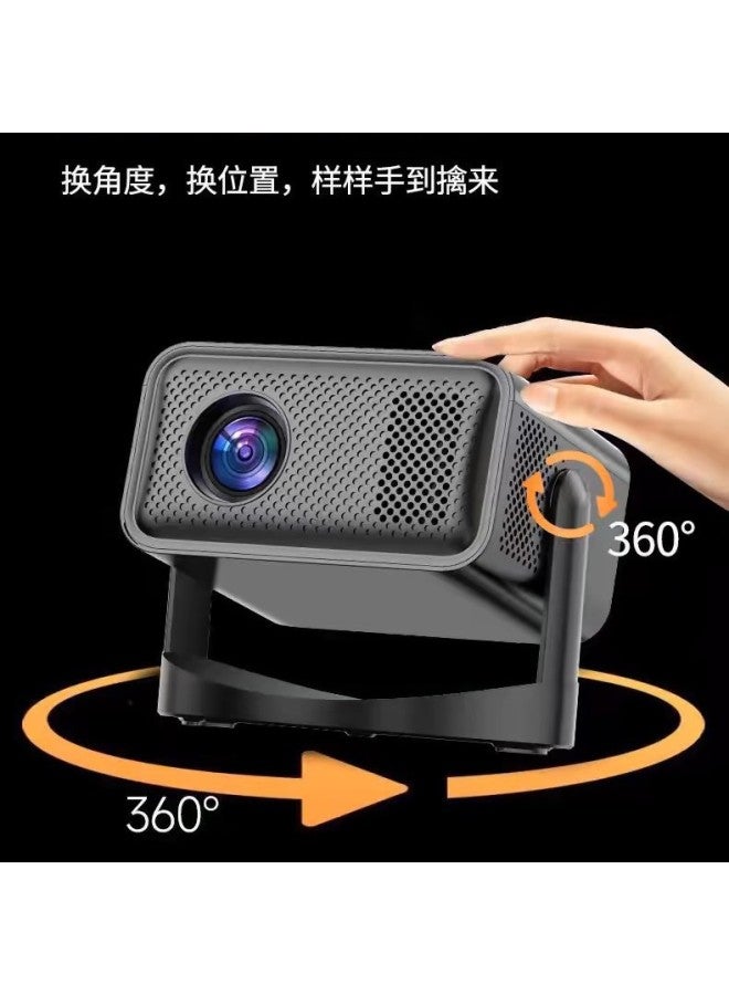 V18 Projector Home High-definition 4k Mobile Phone Wireless Same-screen Bedroom Wall Projector Small Mini - Image 2