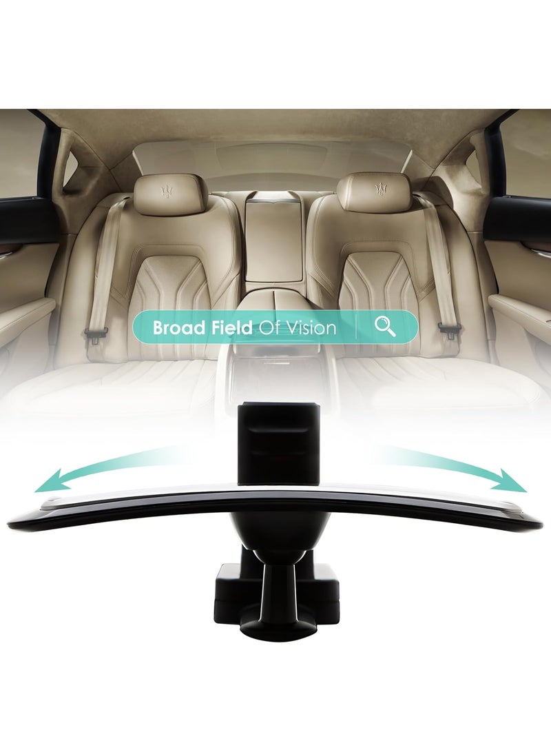 مرآة الطفل الأمامية المواجهة للخلف - تثبيت بمشبك، لا حاجة لتضييع المقبض - عرض الركاب الخلفيين - رحلات السيارة - Image 3
