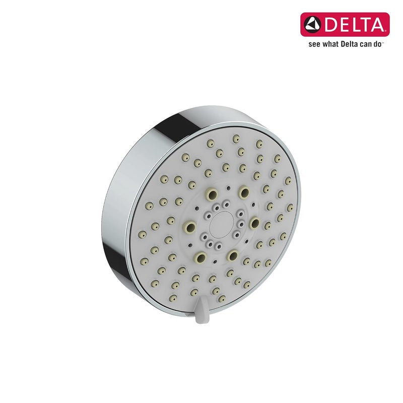 Delta DELTA FAUCET | 5 - Setting Multi-Function 4 inch Rain Overhead Shower without Arm with Touch-Clean | Polished Chrome - Image 3