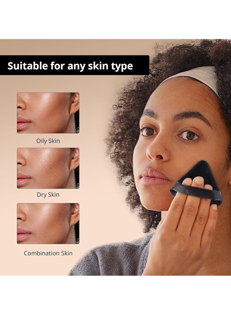 Triangular Makeup Sponge, dual-sided for flawless blending makeup , ideal for smooth and natural coverage, beauty blender, makeup sponge, face powder sponge, foundation sponge, powder puff, triangle powder puff, beauty blender set, face sponge, makeup sponges, makeup powder puff, makeup puff, small beauty blender, sponge, makeup essentials, - Image 5