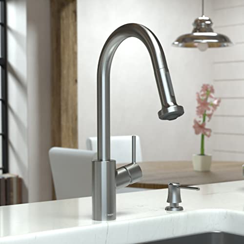 Hansgrohe حنفية مطبخ هانسغروهي تاليس S² من الفولاذ المقاوم للصدأ، حنفيات مطبخ مع رشاش قابل للسحب، حنفية لحوض المطبخ، رأس رشاش مغناطيسي، مظهر من الفولاذ المقاوم للصدأ 14877801 - Image 2
