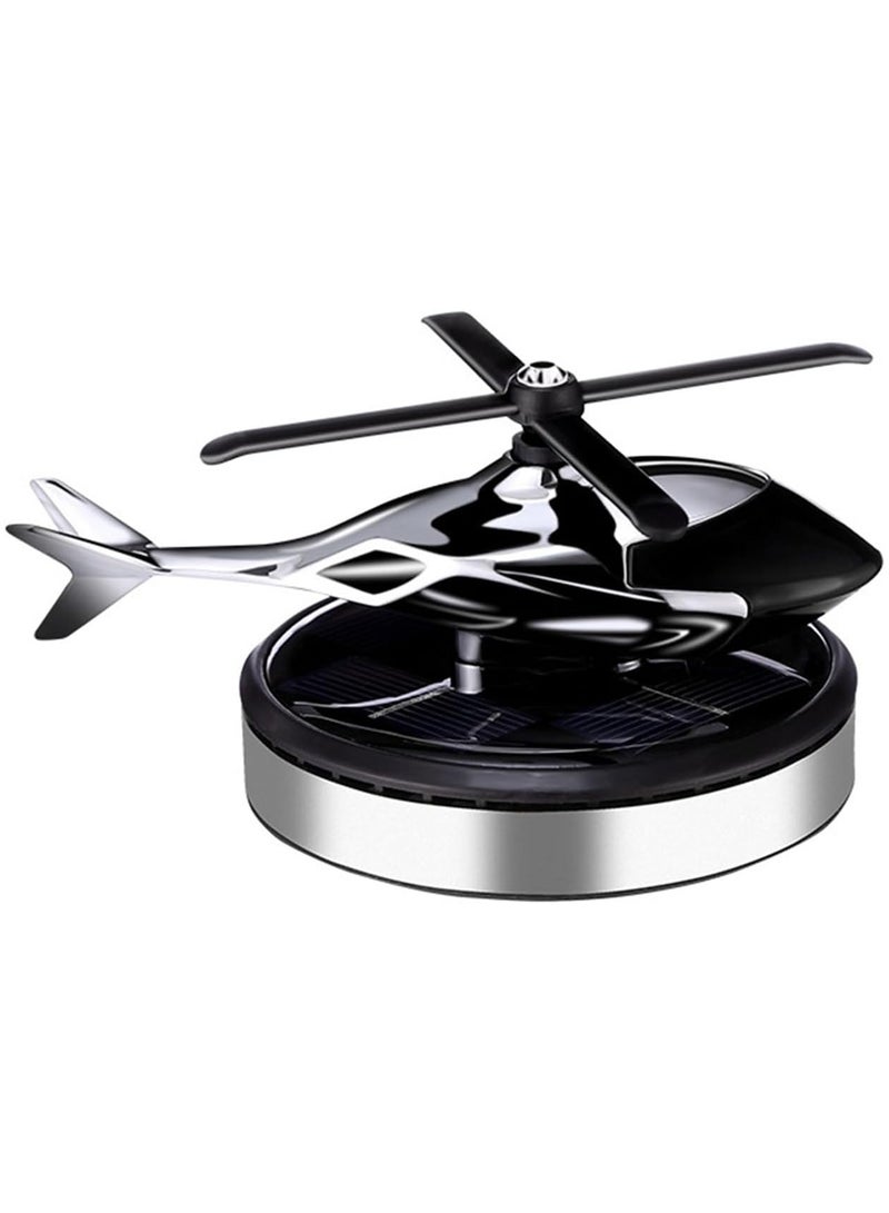 HERIOS Car Air Freshener Solar Energy Rotating Helicopter Aroma Diffuser Long Lasting Fragrance Perfume Cars Interior Decoration - Image 2