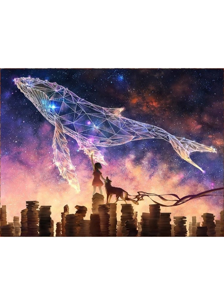 Dreamy Starry Sky 1000-Piece Puzzle - A Charming Puzzle Journey Through the Infinite Universe - Image 1