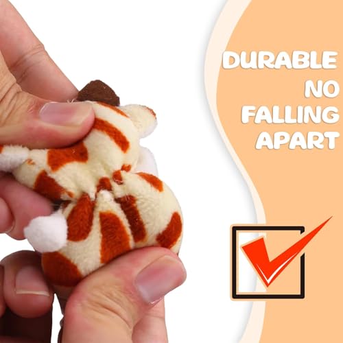 Uzoxlsn 38 Pack Mini Stuffed Animals Party Favors for Kid, Small Plush Stuffed Animal Toy in Bulk for Claw Machine, Carnival Prizes, Plush Keychain Decorations, Classroom Reward - Image 5