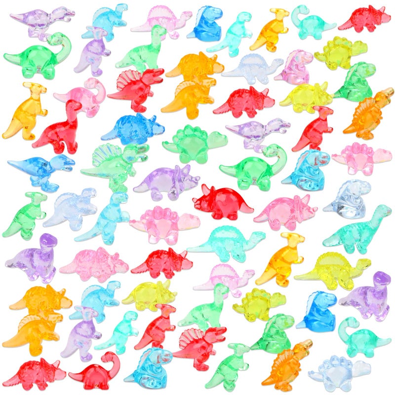 HAPTIME 230 Pcs Mini Resin Animals, Mini Dinosaur Figures, Miniature Figurines to Hide, Desk Pets, Bulk Mini Toys, Tiny Dinosaur Party Favors, Small Classroom Prizes for Kids, Easter Egg Fillers - Image 1