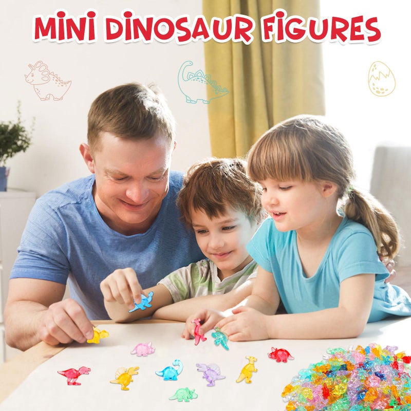 HAPTIME 230 Pcs Mini Resin Animals, Mini Dinosaur Figures, Miniature Figurines to Hide, Desk Pets, Bulk Mini Toys, Tiny Dinosaur Party Favors, Small Classroom Prizes for Kids, Easter Egg Fillers - Image 4