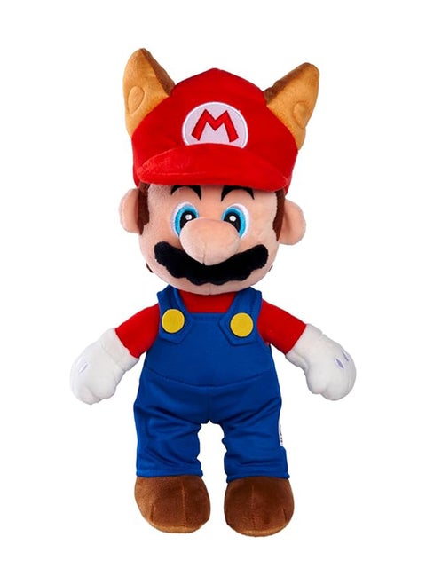 Super Mario Racoon Mario Plush, 30Cm