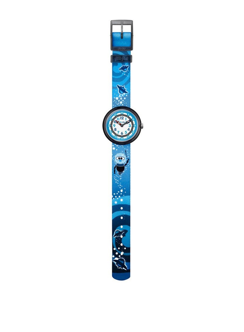 Flik Flak Kids Unisex Spaceboy Quartz Movement Water Resistant Wrist Watch - 32 Mm - Image 2