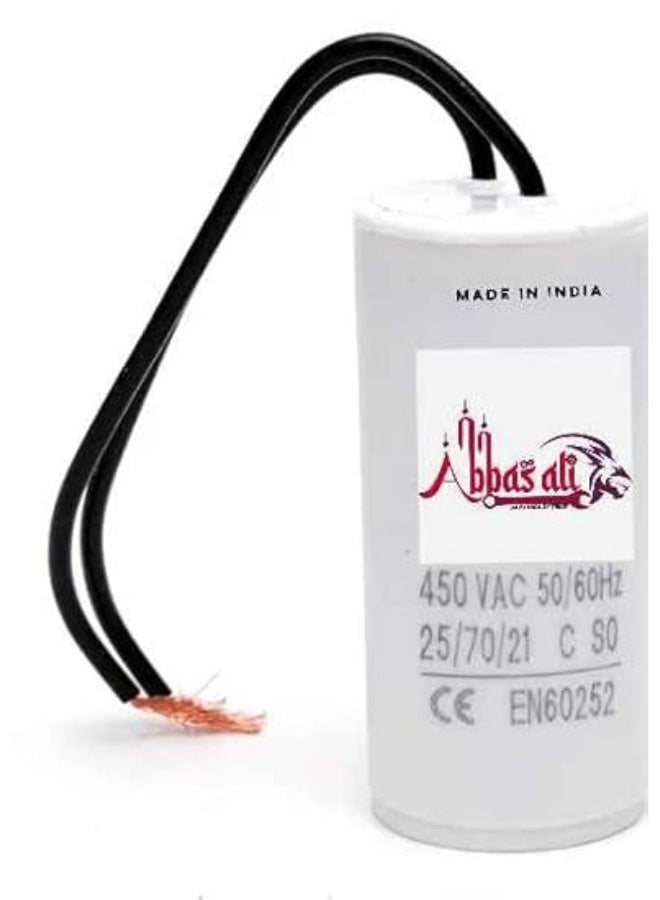 Abbasali Motor Capacitor 450V For Household Electric Appliances Pack Of 2 - Image 1