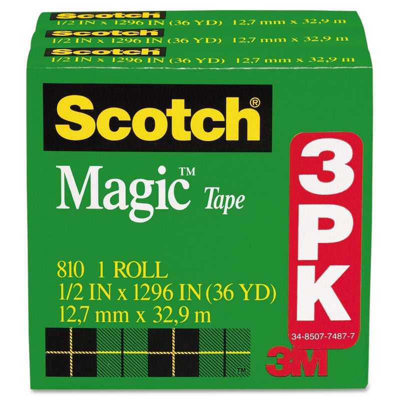 Scotch 3 M MMM810H3 Magic Tape Refill - Image 1