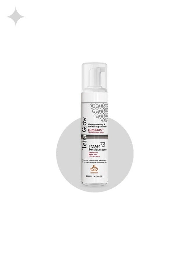 تتراجلو  منظف ​​رغوة تبييض المناطق الحساسة من تيترا جلو 200 مل - Image 2