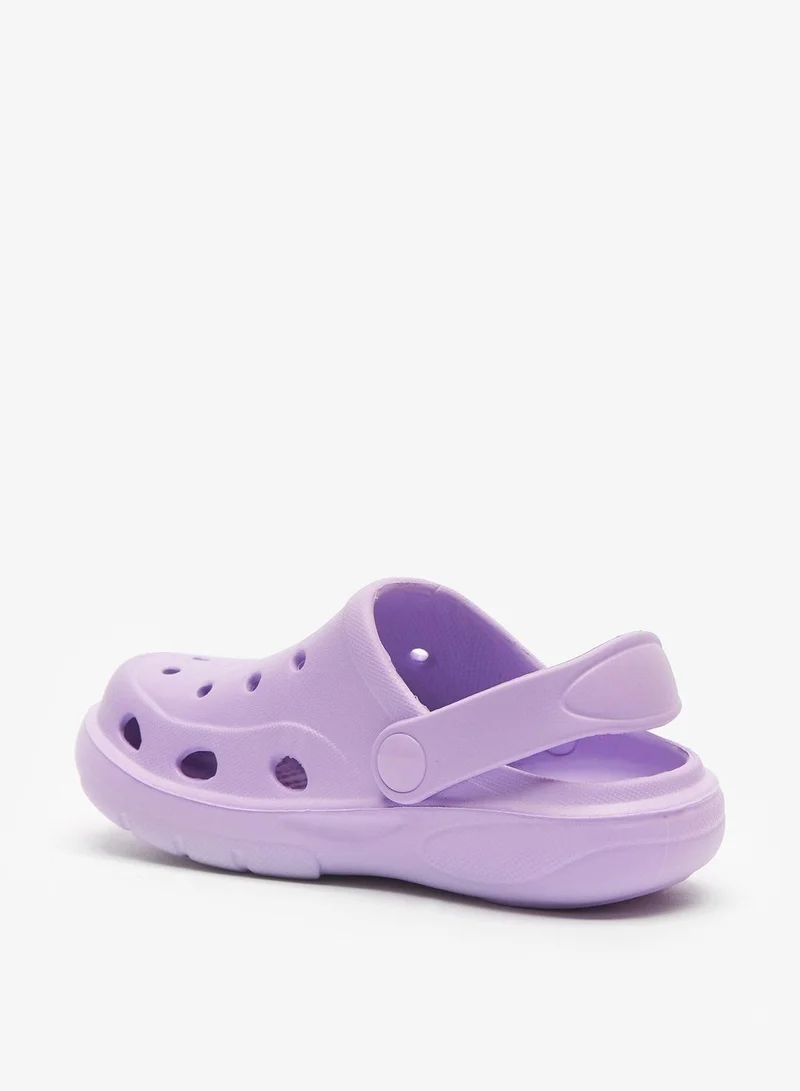 Flora Bella Textured Clogs with Back Strap
