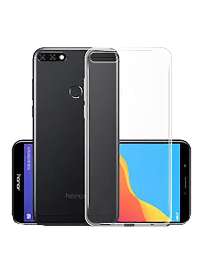 NIBEMINENT Protective Case Cover For Huawei Y7 Prime 2018 Clear 