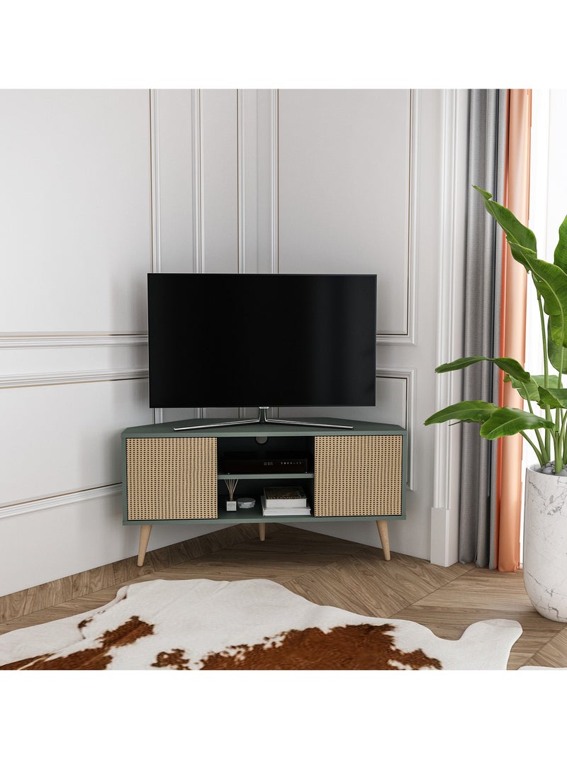 Decorotika Lesson 120 cm Corner TV Unit for TVs up to 55"  - Image 1