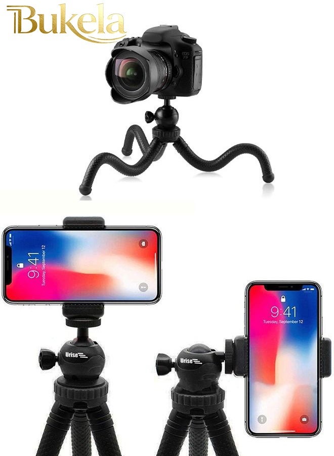Bukela Mini Flexible Tripod with Bluetooth Remote Control – Desk Stand for Video Shooting, Mobile Phone Holder for Professional Photography, Compact and Portable Stand - Image 5
