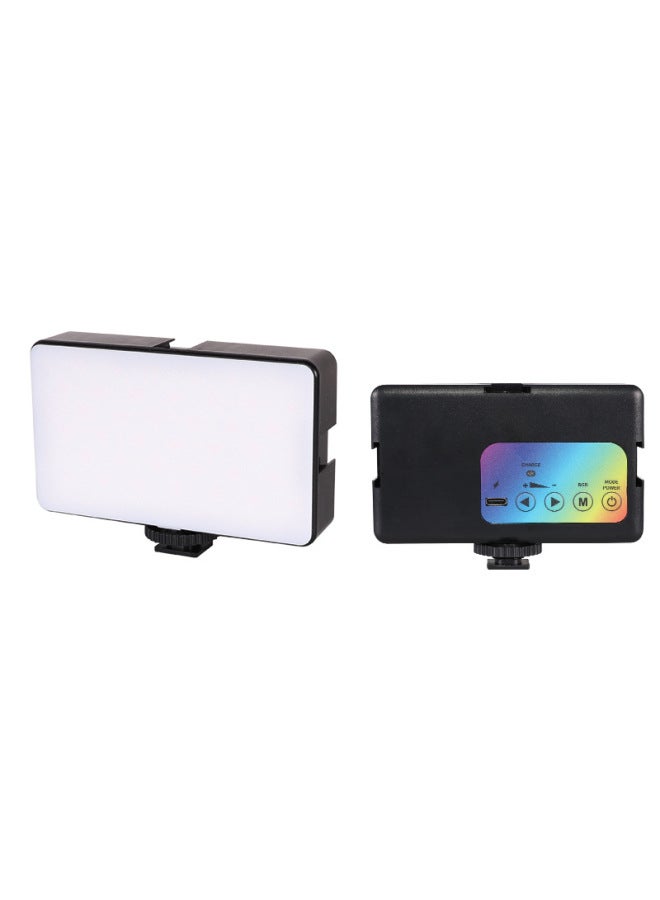 general Mini Charging LED Light WL-R2 For Selfie Mobile Phone Photography RGB Full Color Pocket Size RGB Fill Light Consumption Electron-Specifications:Square Cold And Warm White Fill Light - Image 3