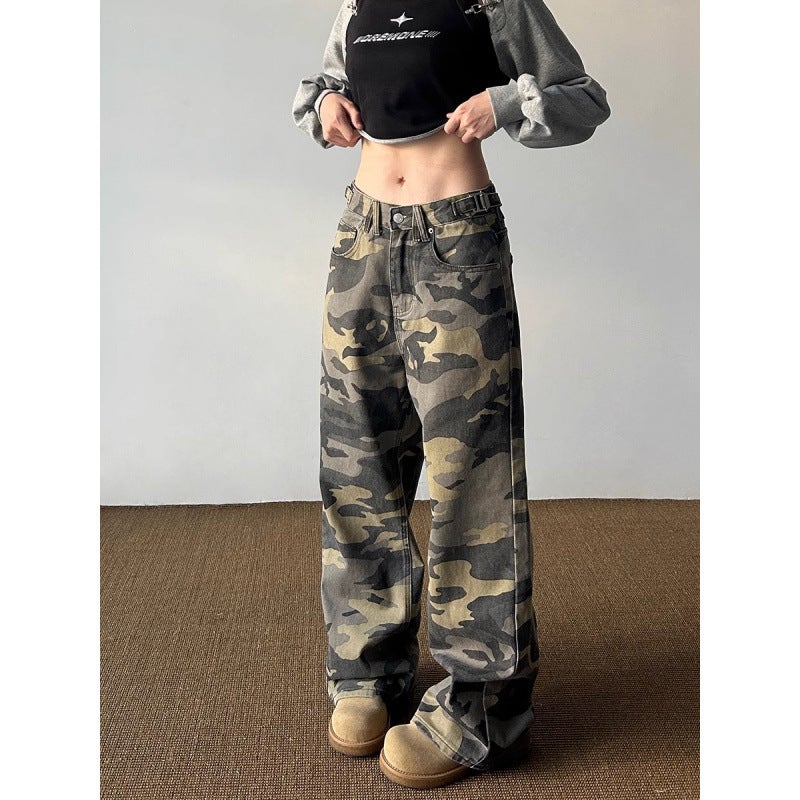 Unisex Classic Denim Jeans Loose Fit Daily Outdoor Wear - Image 4