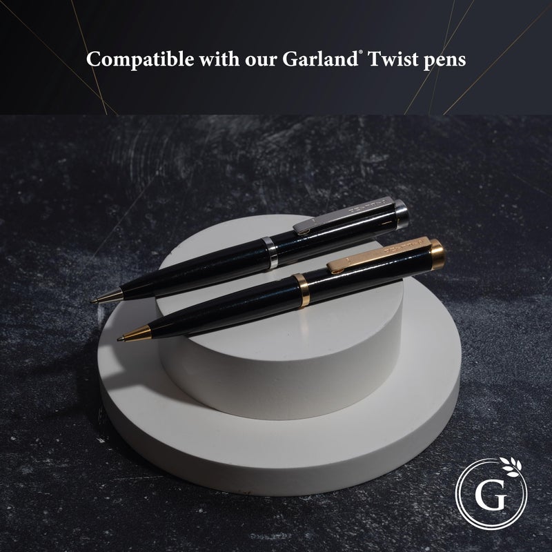 Garland Universal #1 Cross Compatible Ballpoint Pen Refill, USA Made, Archival Ink, 1.0mm Medium Point, Smooth Writing, 5 Pack (Black) - Image 5