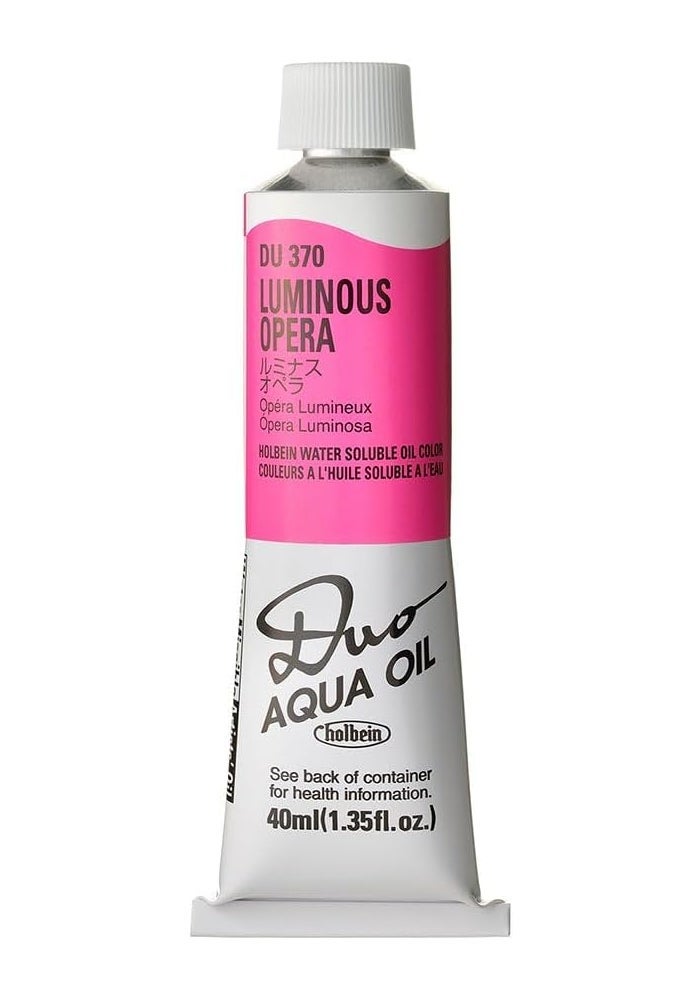 Holbein Duo Watersoluble Oil Colors - Luminous Opera - 40ml Tube - Image 1