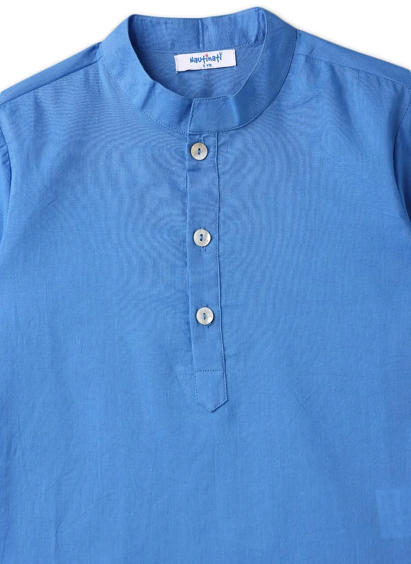 نوتيناتي Ethnic Cotton Kurta Set for Boys | Boys’ Kurta with Waistcoat and Pants | 1 to 5 Years