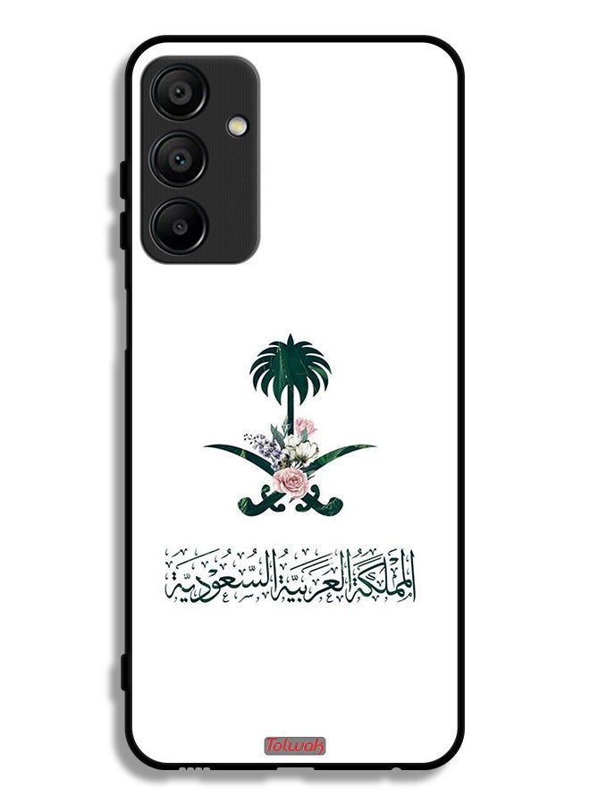 Tolwak Samsung Galaxy A15 4G Protective Case Cover Kingdom Of Saudi Arabia Sign Of Flowers - Image 1