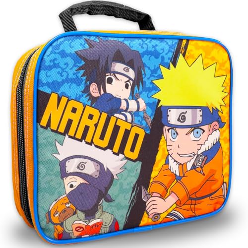 Naruto Lunch Bag for Boys Set Bundle with Anime Lunch Box Water Bottle Stickers and More Naruto Lunchbox for Boys 812 - Image 3