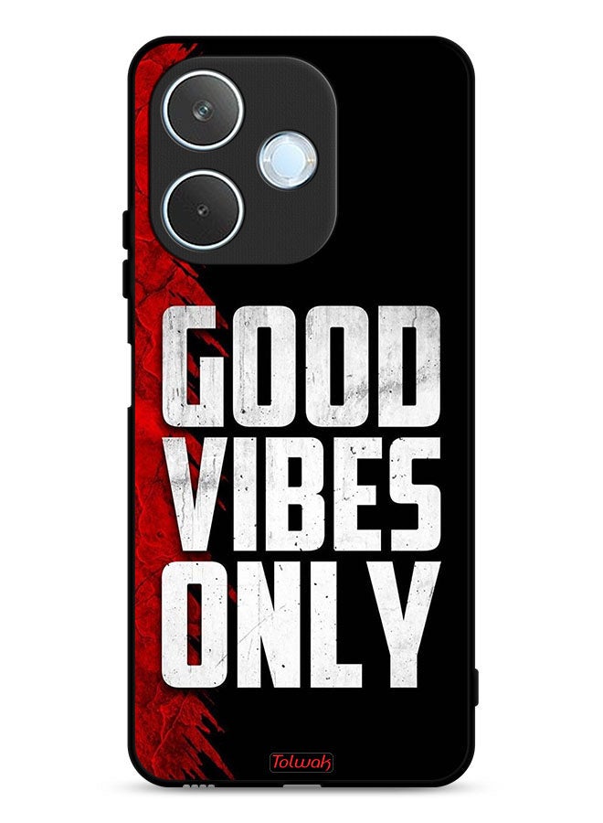 Tolwak Oppo A5 Pro Protective Case Cover Good Vibes Only - Image 1