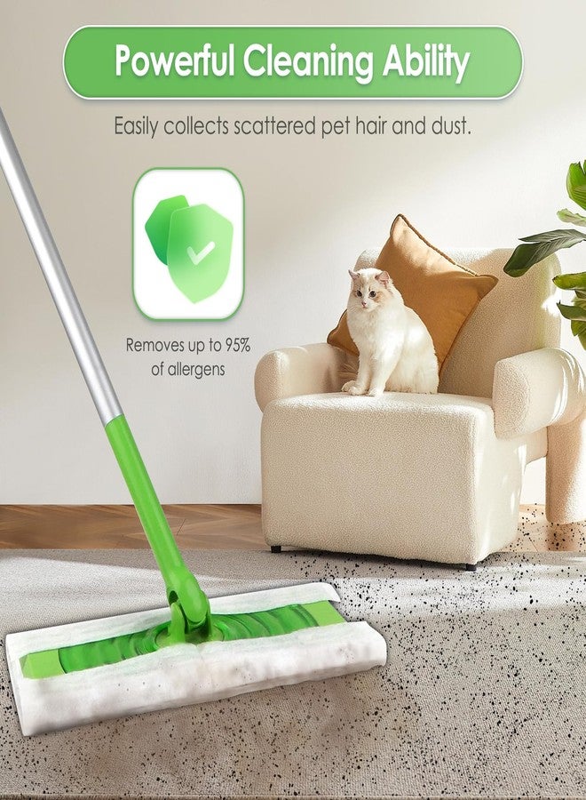 CHAIN PEAK (300 Count) Sweeper Disposable Dry Sweeping Mop Pads Compatible with Swiffer Sweeper, Sweeper Dry Mop Pad Refills, Dry Mop Pad for Floor Mopping and Cleaning, Electrostatic Cloths, 12.2 x 8.66 inch - Image 3