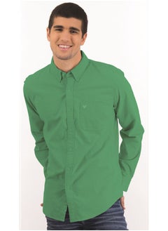 Coup Basic Shirt For Men - Regular Fit - Green