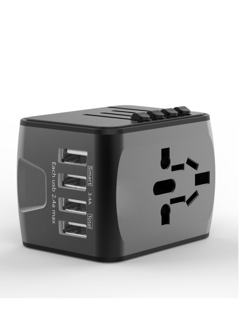 Lencent محول السفر العالمي LENCENT، شاحن GaN III 45W الدولي مع 3 منافذ USB ومحول شحن سريع USB-C PD، شاحن حائط عالمي لأجهزة iPhone وSamsung وأجهزة الكمبيوتر المحمولة من النوع A/C/G/I (الولايات المتحدة الأمريكية/المملكة المتحدة/الاتحاد الأوروبي/أستراليا) )  - Image 2
