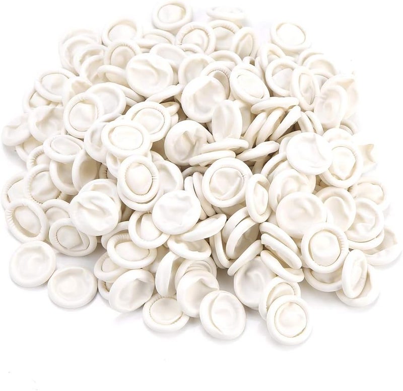 klarako 300pcs Latex Finger Cots Ultra-Thin Safety Durable Elastic Tattoo Manicure Tool - Image 1