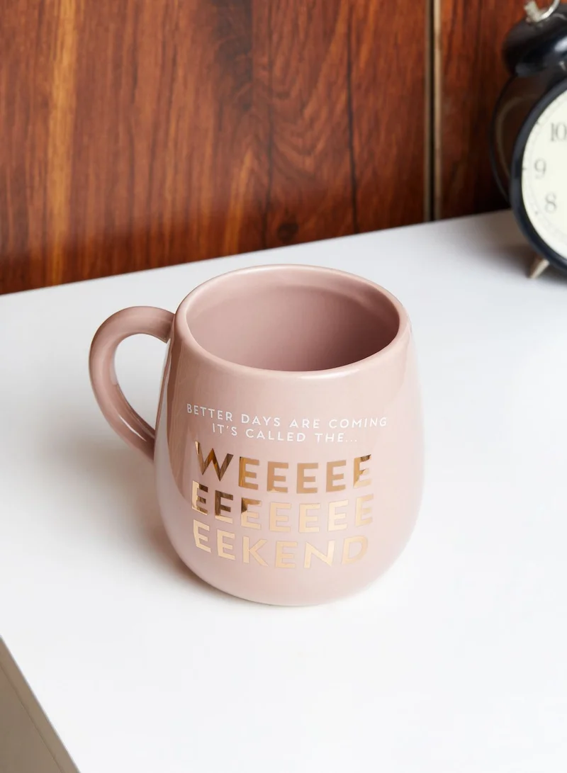 NEW LOOK It's the Weekend Mug & Eyemask Set