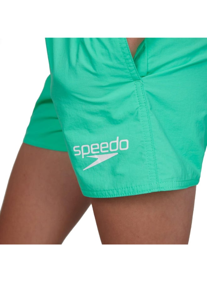 Speedo Boys' Essential 13" Swim Briefs in Green Glow - 2XL - Image 3