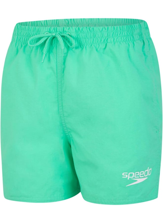 Speedo Boys' Essential 13" Swim Briefs in Green Glow - 2XL - Image 1