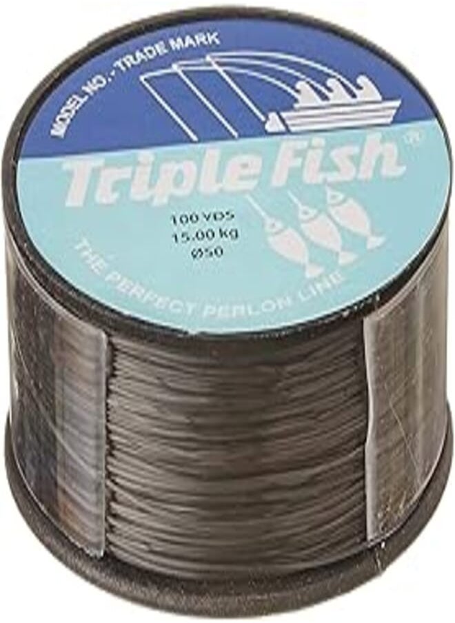 Triple Fish Triple Fish Fishing Line, 0.50 mm, 100 m - Black 