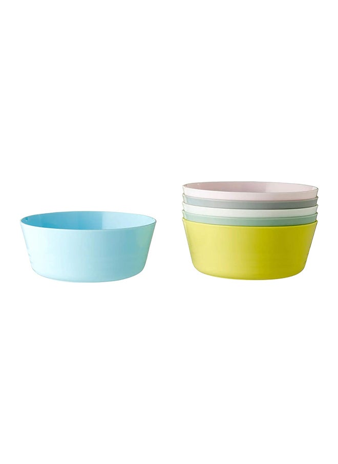 Ikea 6 Pcs Kids Bowl Microwave Safe  Bpa Free Unbreakable 
