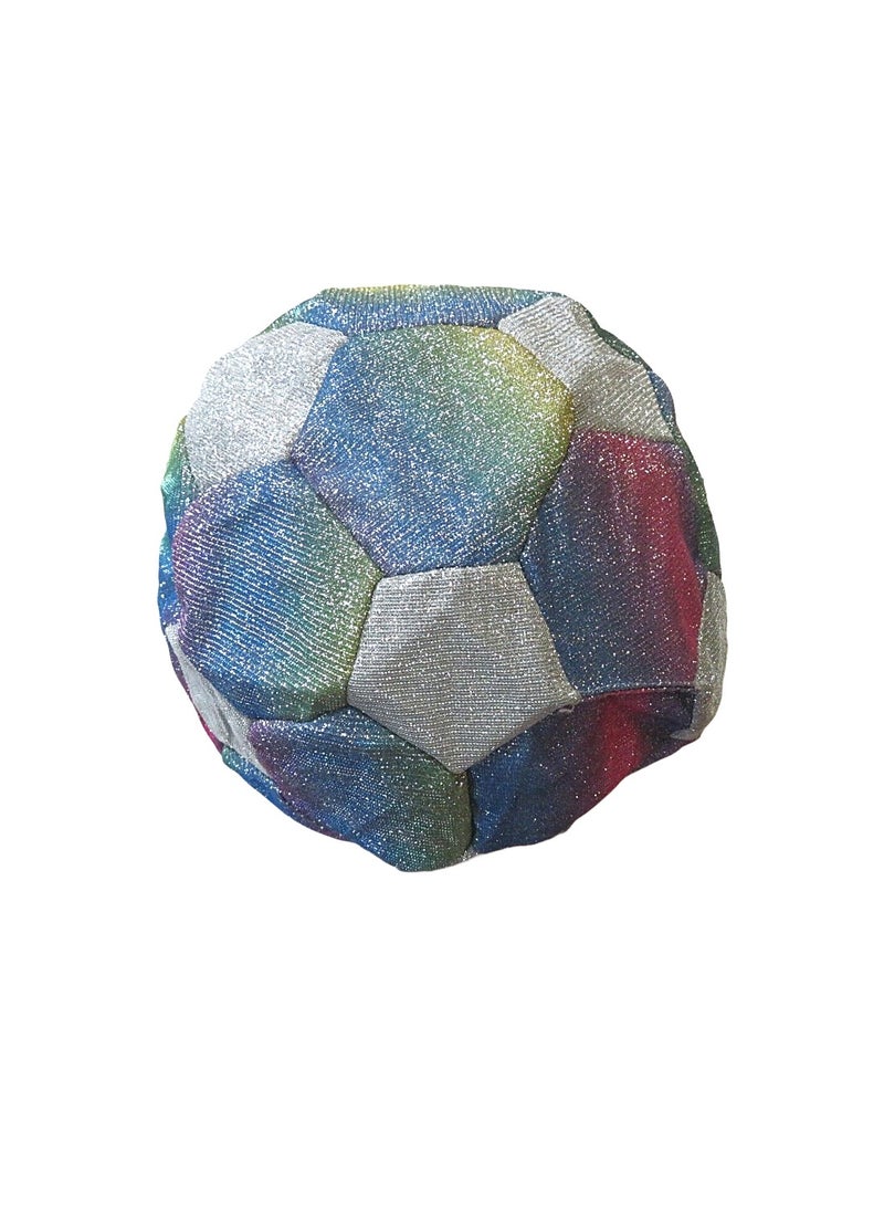Hedstrom Bouncy Soft Soccer Ball Glittery Multi Colors Footballs - Image 2