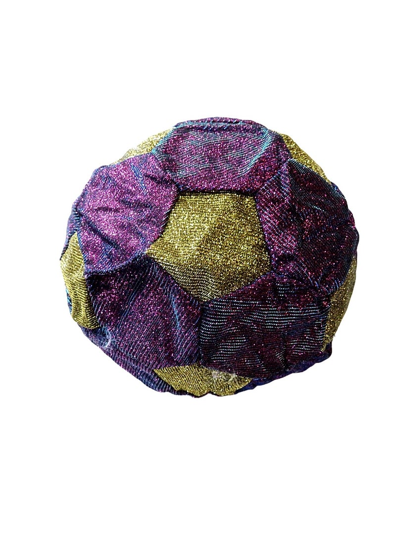 Hedstrom Bouncy Soft Soccer Ball Glittery Multi Colors Footballs - Image 1