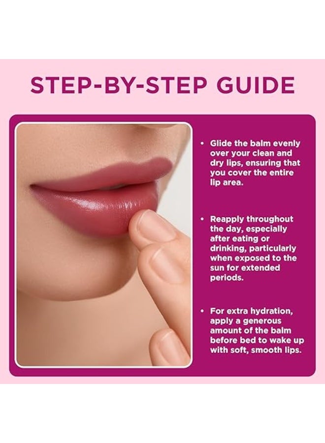 Orgatre Beetroot Lip Balm Tube with Ceramide, Kojic Acid & SPF 30 PA++ | Deep Moisturization & Pigmentation Care | Natural Beetroot Tint | Nourishes, Repairs & Protects Lips | 10g - Pack of 2 - Image 2