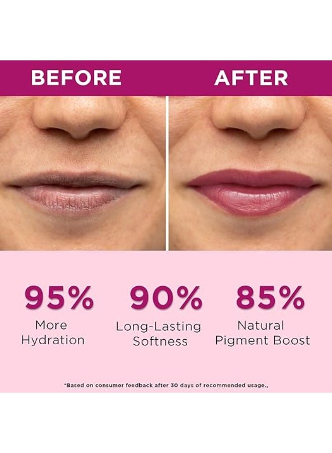 Orgatre Beetroot Lip Balm Tube with Ceramide, Kojic Acid & SPF 30 PA++ | Deep Moisturization & Pigmentation Care | Natural Beetroot Tint | Nourishes, Repairs & Protects Lips | 10g - Pack of 2 - Image 4