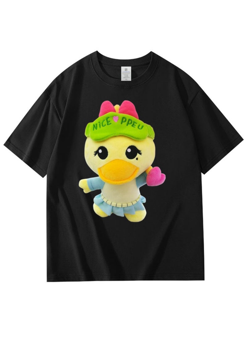 NIBEMINENT Blackpink Printed Cotton Short Sleeves T-Shirt 