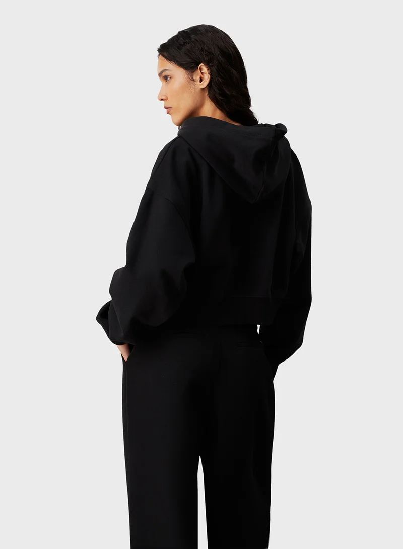 Calvin Klein Jeans Embroidered Ck Zip Through