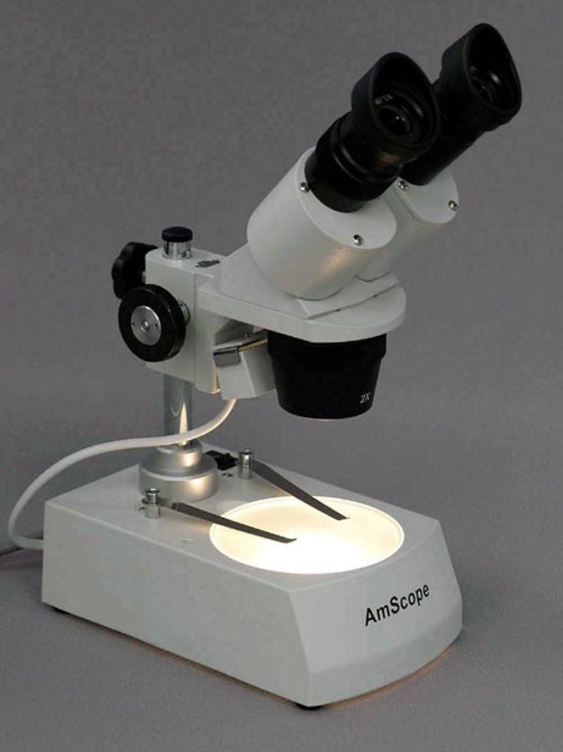 AmScope GP-95 3-3/4 Inch (95mm) Frosted Round Glass Plate for Stereo Microscopes - Image 3