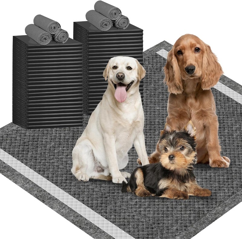 IMMCUTE Charcoal Dog Pee Pads 30"x36"-30 Ct | XX-Large Puppy Pee Training Pads Super Absorbent & Leak-Proof | Disposable Pet Piddle and Potty Pads for Puppies (IC3636-30T) - Image 1