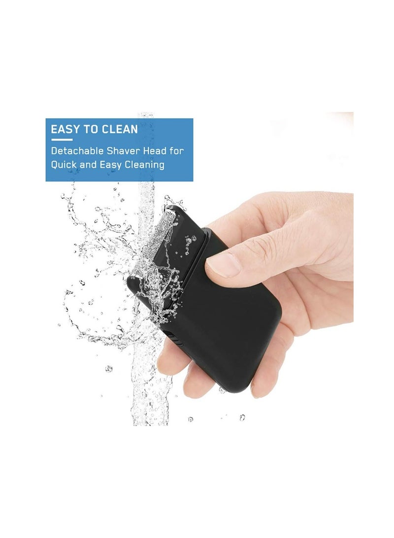 Electric Shaver, USB Rechargeable Razor, Men Cordless Foil Shaver with Pop Up Precision Trimmer, Portable Wet and Dry for Men's Beard Shaving Trimming Grooming - Image 3