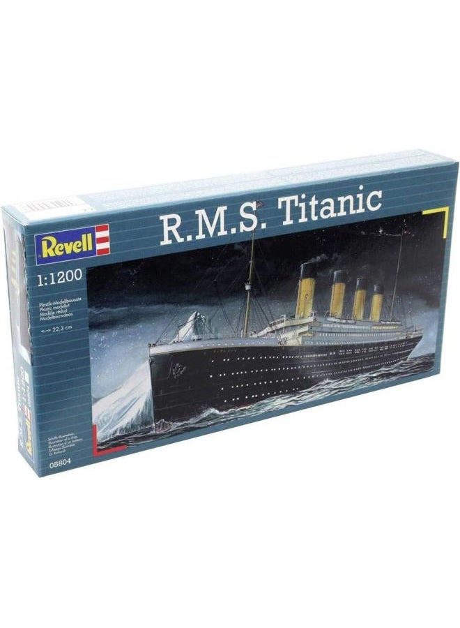 Revell RV05804 Model Kit Ship 1:1200 - R.M.S. Titanic in Scale 1:1200, Level 3, Faithful Replica with Many Details, Cruise Ship, 05804 - Image 3