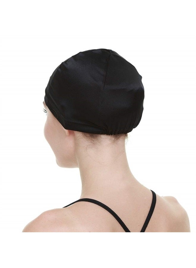 FocusCare Wig Cap,100% Mulberry Silk Hair Loss Cancer Women Bald Head Elastic Band Black - Image 3