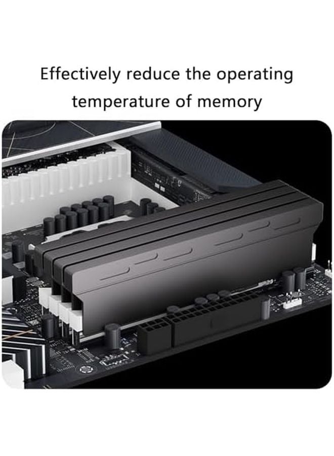 140x35x9mm Aluminum Heatsink Cooling Fan For DDR5 DDR4 DDR3 Memory Module Overheating Gaming Desktop - Image 3