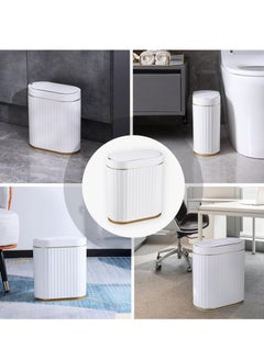 Bathroom Trash Can with Lid, Automatic Trash Can, 8 L Narrow Motion Sensor Trash Can for Bedroom, Bathroom, Office - pzsku/Z0263772173F43B67AFCAZ/45/_/1690184479/97301f7e-b620-4734-b696-2479aa80ad30